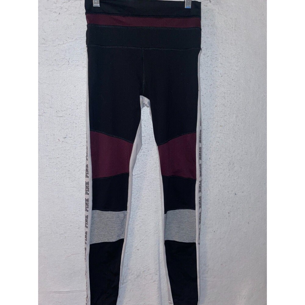 Victoria Secret PINK Ultimate Leggings Women S Yoga Pants gym logo stripes